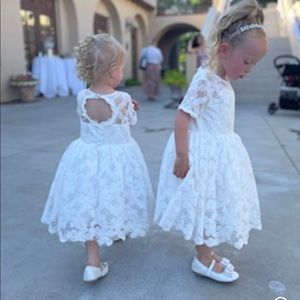 Hand made flower girl dress